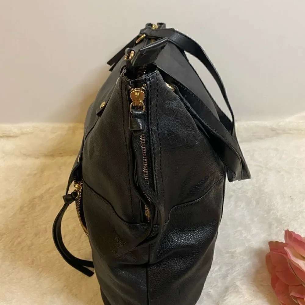 🛍️Kooba GK1206/08 Everette leather tote Bags black